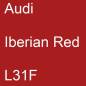 Preview: Audi, Iberian Red, L31F.